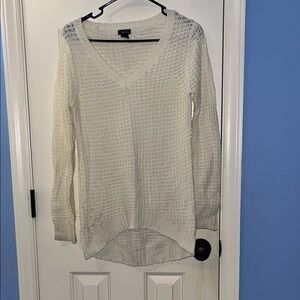 Rue21 Cream V-Neck Sweater